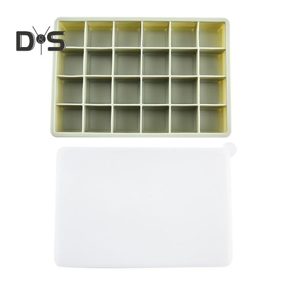 Силиконовый лоток для льда с крышкой, 15/24 ячейки, легко вынимается, не содержит бисфенол А, летний холодильник, пресс-форма для приготовления коктейлей и виски, льдогенератор, кухонные принадлежности