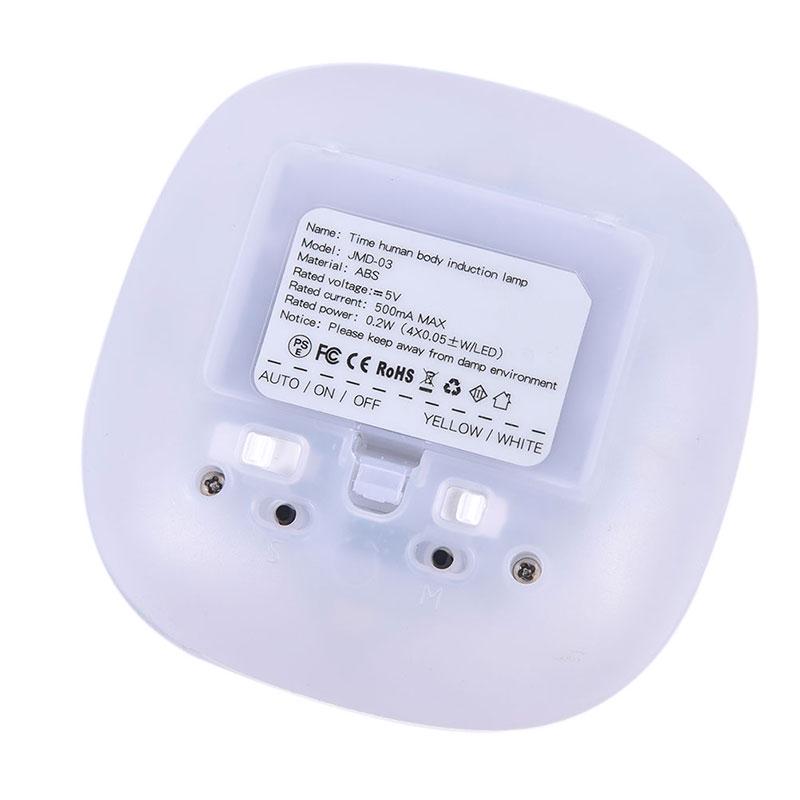 Настенные часы с цифровым временем водить с лампой домашних часов ночника датчика движения Пир