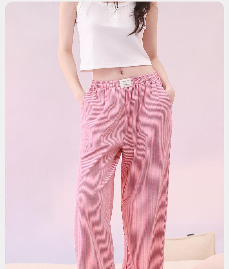 Xuan Liang Pure Cotton Striped Sleep Pants