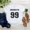 Brooklyn 99 T-Shirt Brooklyn Nine Nine TV Show Shirt Precinct T Shirt Women Graphic T Shirts Short Sleeve Tees Streetwear Tops