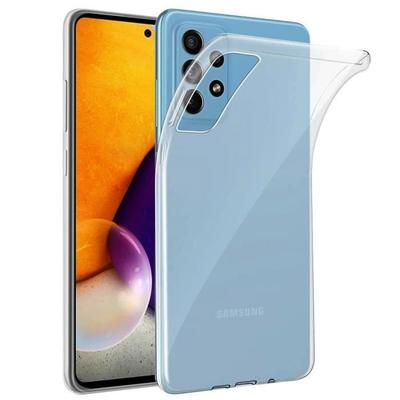 Чехол для Samsung A73 5G - Мягкий силикон - Противоударный - Прозрачный - Качественная защита