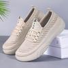 Shoes Women's Summer Mesh Breathable Casual Shoes New Lightweight Women's Shoes Soft Sole Not Tired Feet Single Shoes Lace-up Cloth Shoes