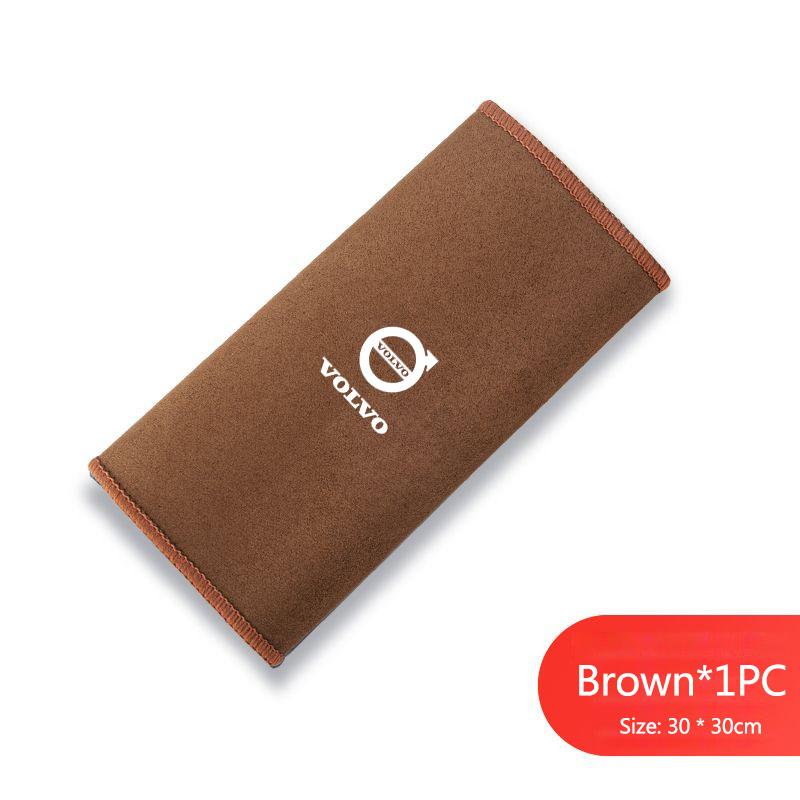 1PC Car Logo Wash Microfiber Towels Cleaning Drying Cloth For Volvo XC60 V50 V40 XC90 V90 V60 EX90 S90 XC40 C40 Auto Accessories