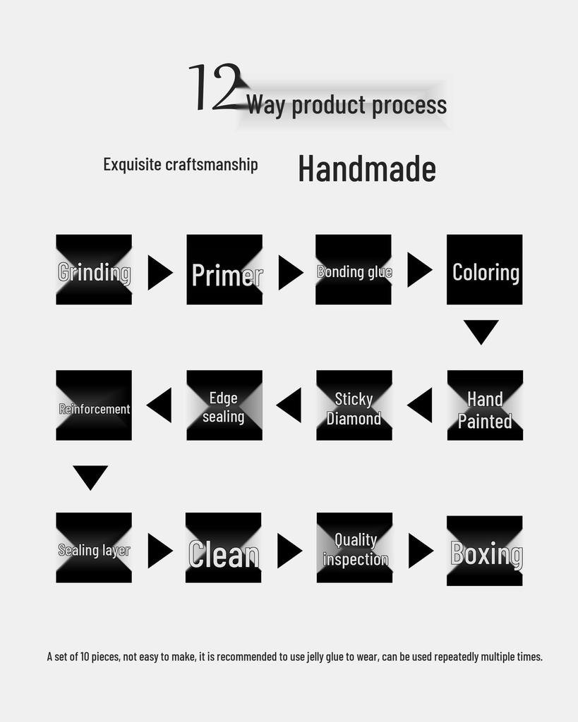 Butterfly Cat Eye Blush Fairy Bridal Press-On Nails, Medium-Long Stickers for 2025 New Year Style