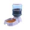 Automatic Dog Feeder Waterer High Capacity Pet Food Bowl Gravity Water Dispenser Pet Bowl for Dogs Cats 3.8 L Dog
