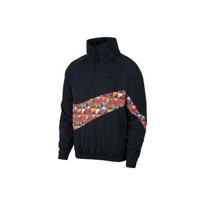 Мужская спортивная куртка с цветными блоками Big Swoosh Logo, черная CI7690-010