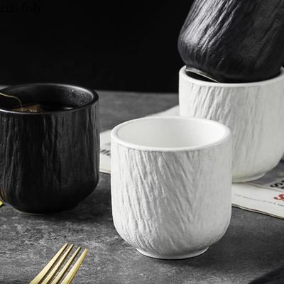 Керамическая чашка для чая с креативной текстурой из камня, кофейная чашка, бытовая однотонная чашка для молока, сока, винные чашки, специальный чайный сервиз для ресторана