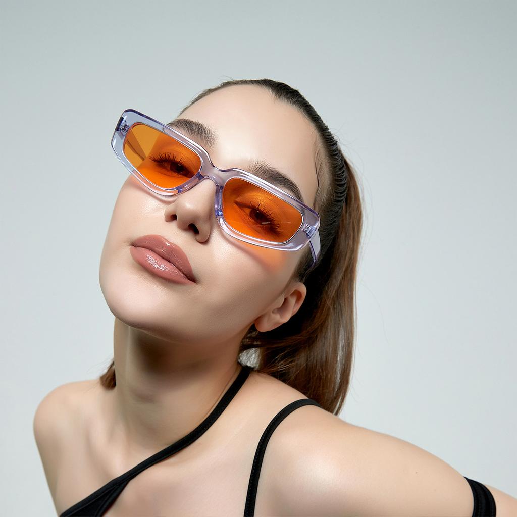 Квадратные очки «кошачий глаз» в стиле хип-хоп, мужские очки с маленькой оправой, зеленые солнцезащитные очки, женские солнцезащитные очки Xiaohongshu