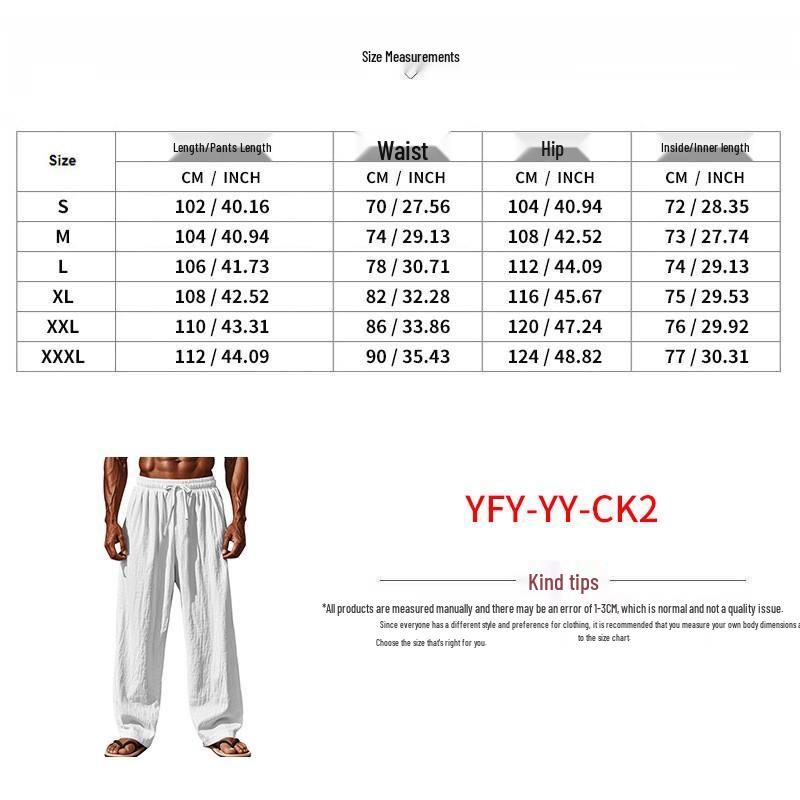 Мужской льняной пляжный комплект в американском стиле 2025 года: Повседневная, дышащая рубашка с длинным рукавом и брюки