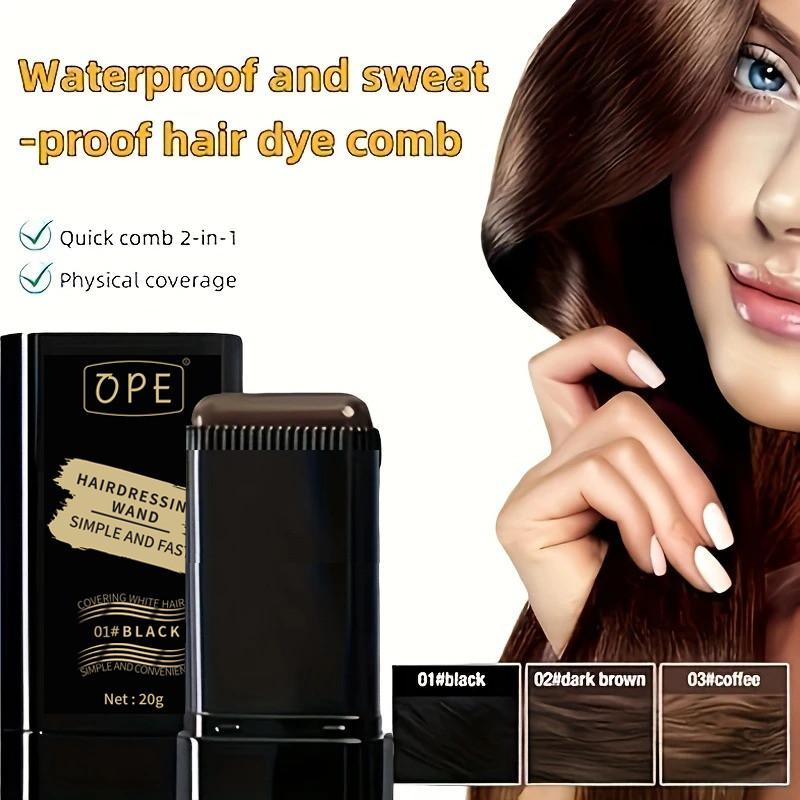 Hair Stick Cover White Hair Non-fading Hair Color Cream Portable Beard Dyeing Multi-functional Fast Coloring Cover Magic Waterproof Lasting Hair