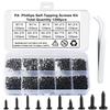 1200Pcs Cross Pan Head Self-tapping Small Screw Set M1-M1.7PA Electronic Watch Glasses Self-tapping Screws