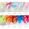 1 Box Aurora Nails Foil Film Sticker Cellophane Paper Korean Nail Glass Foils Trend Design Ice Cube Manicure Nail DIY Decoration