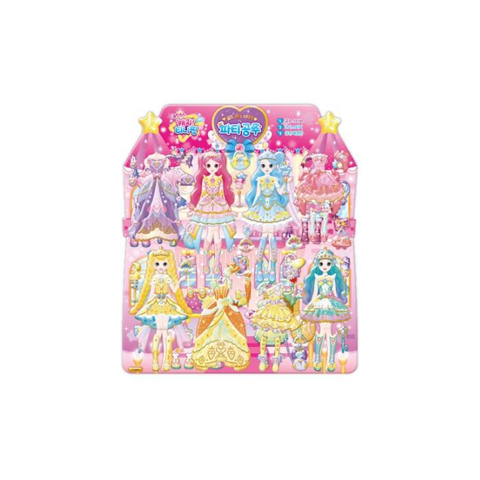 Сделано в Корее - Princess Catch! Стикер Teenieping Gold Cody (Принцесса вечеринки / Принцесса-идол) (3 варианта)