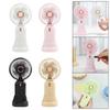 Portable Handheld Fan Rechargeable Summer Gift Quiet Small Hand Fan Mini Desktop Fan for Working Home Camping Office Fishing