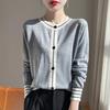 Women's Wool Pullover 50% Silk 50% Wool Spring and Summer Wool Soft, Comfortable and Warm