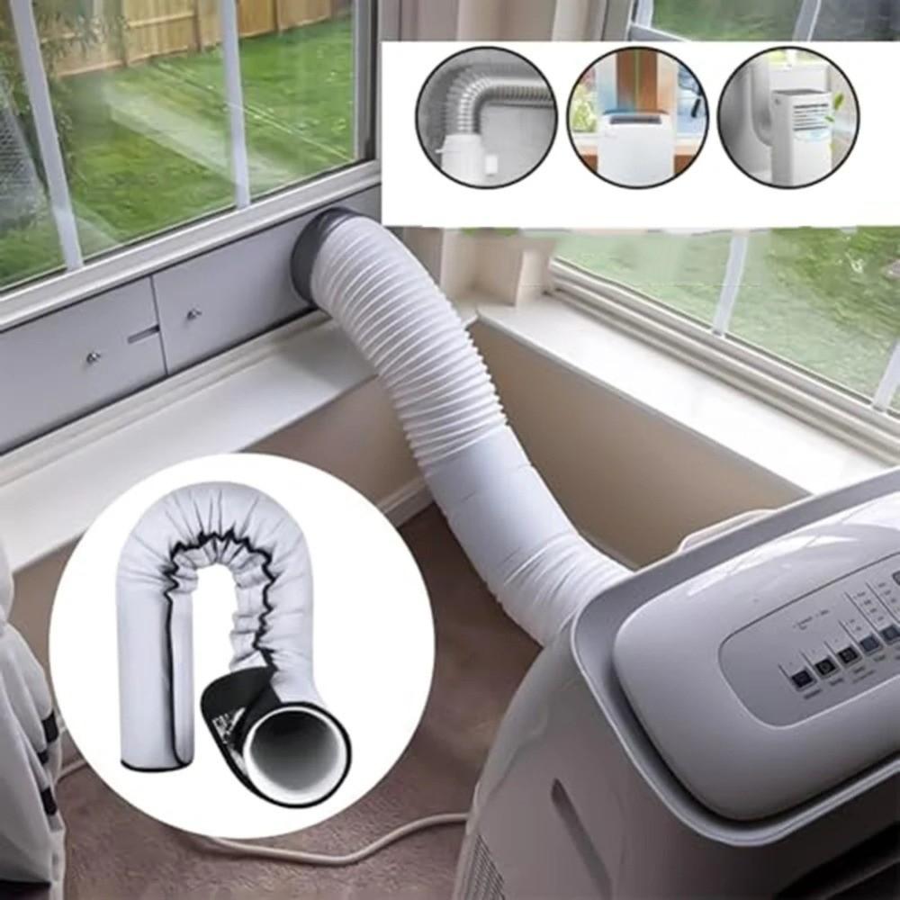 Adjustable Straps Air Conditioner Hose Cover Portable Exhaust Hose Cover Indoor Cooling