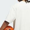 adidas Дышащая однотонная футболка с коротким рукавом для баскетбола, унисекс, топ KR2093