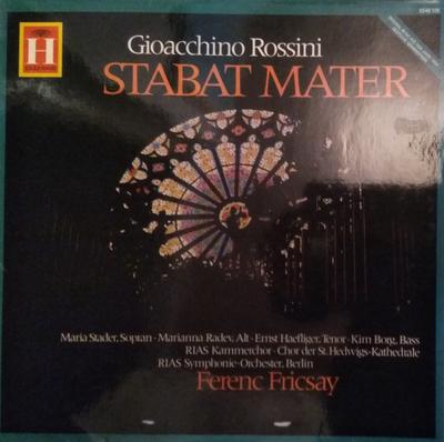 LP Пластинка ДЖОАККИНО РОССИНИ Симфония RIAS Stabat Mater 2548126 HELIODOR Германия Классика Б/У