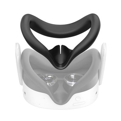 Силиконовая накладка для лица VR с носовой перегородкой против протекания Защитная накладка для глаз VR из силикона для Meta Quest 3S Аксессуары для VR