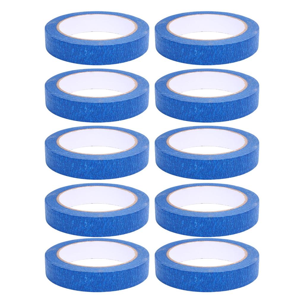 Малярный скотч для автомобиля термостойкий 0,79 дюйма X 98,43 фута синий маскировочный скотч для авторемонта для дома, офиса, школы