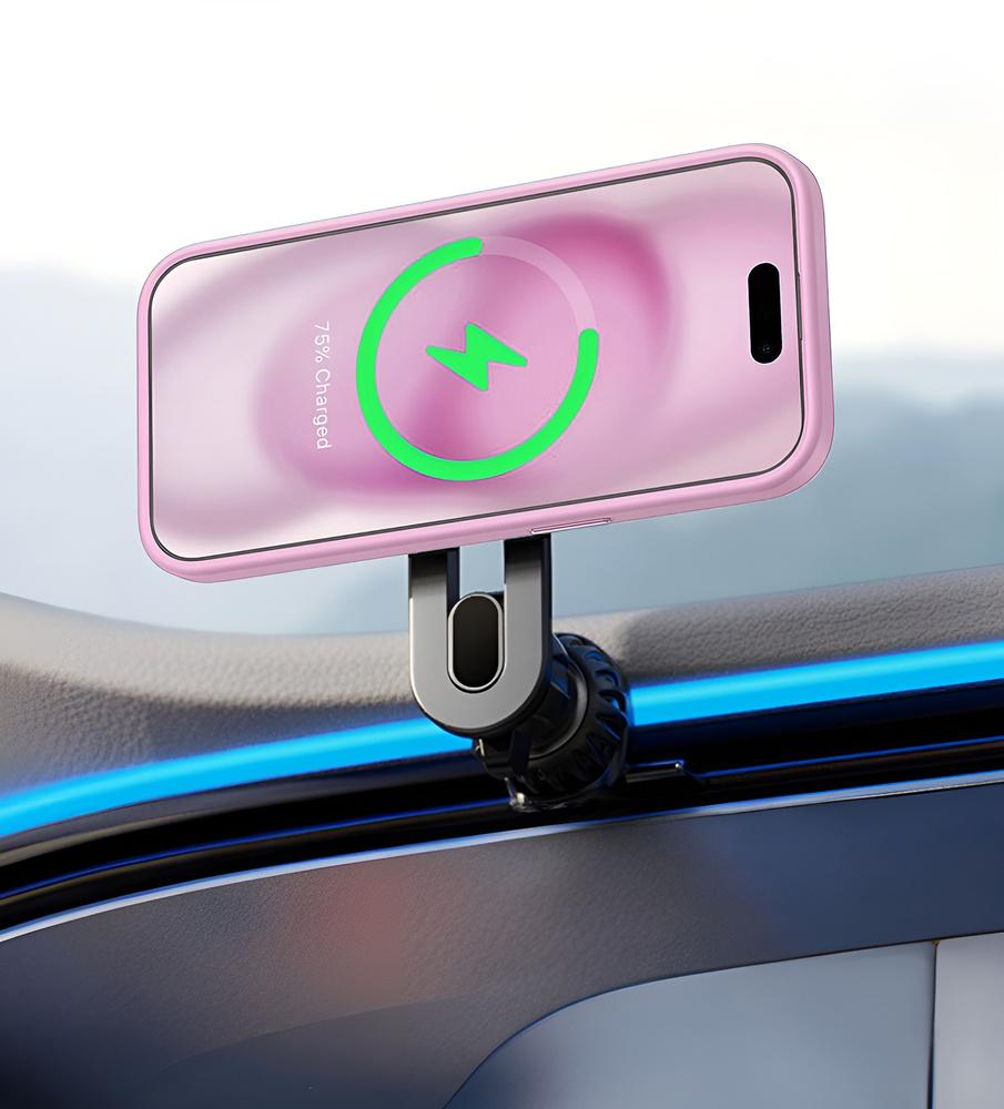 iPhone 13 Case, MagSafe, ERBORD Matt Case, Pink + Screen Protector