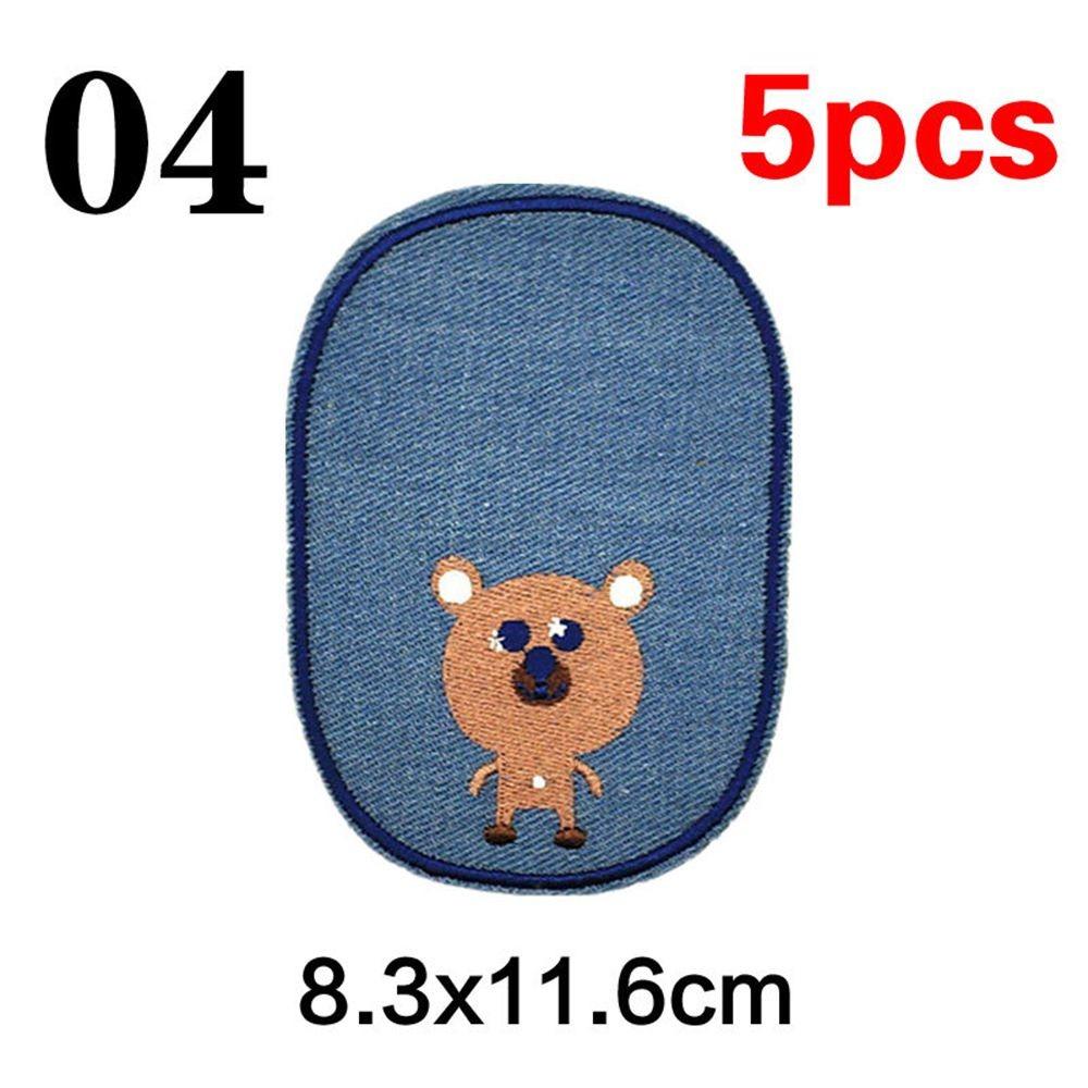Cartoon Sewing Elbow Jeans Stickers Knee Appliques Patches Embroidered Badges