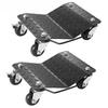 2PCS Wheel Dolly 3000LBS Load-bearing Capacity Car Moving Dollies Heavy-duty Car Tire Dolly Car Tire Stake Set