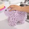 Chenille Hand Towel Cartoon Puppy Shape Soft Microfiber Towel High Water Absorption Bathroom Hand
