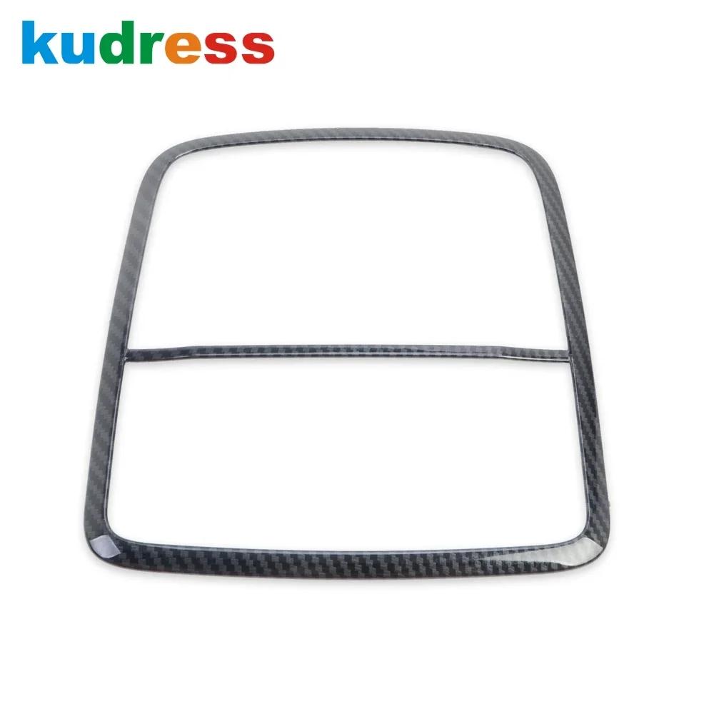 For Honda CRV CR-V 2017 2018 Carbon Fiber Car Front Rear Roof Reading Light Lamp Cover Trim Interior Accessories