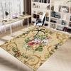 1 шт. Ковер для пола с цветочным узором, очень большой, нескользящий, для офиса, семьи, спальни, студии, ковер большого размера, ковер для помещений