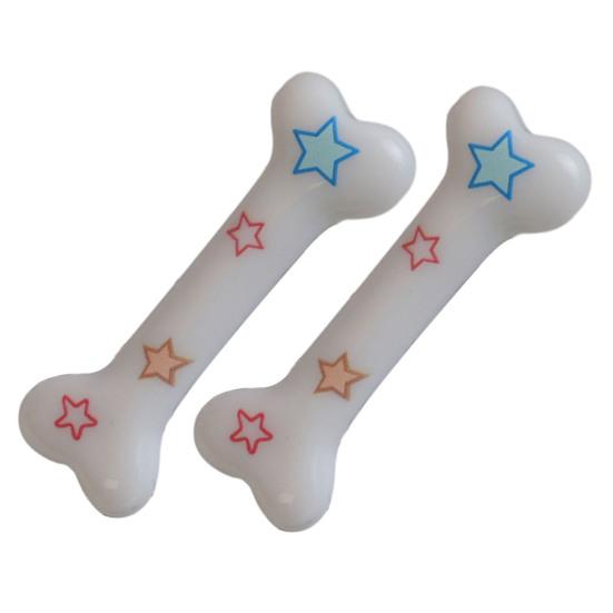 2 шт. заколки для волос, заколки для волос с костяным принтом, противоскользящие, гладкие, антикоррозийные, украшение для фиксации волос, зажим для челки, боковой зажим, аксессуар для волос