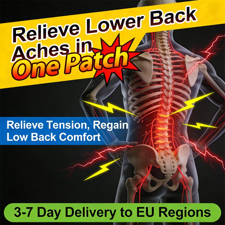 Пластырь для талии Tiger Formula – Ежедневное средство для снятия напряжения в области талии, Дышащий, 12 пластырей