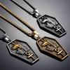 Anubis Life Signature Men's Retro Necklace Dog's Head Anka Cross Hip Hop Pendant Neck Chain Retro Cross Men's Pendant Jewelry