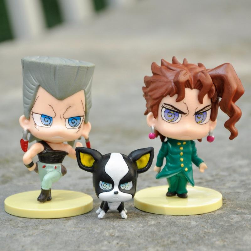 Прочный Набор из 5 Фигурок Аниме JoJo's Bizarre Adventure Куджо Джотаро Звездный Платинум Игги Польнарефф Какёин Тэнмэй Фигурка Действия Модель Кукла для Детей