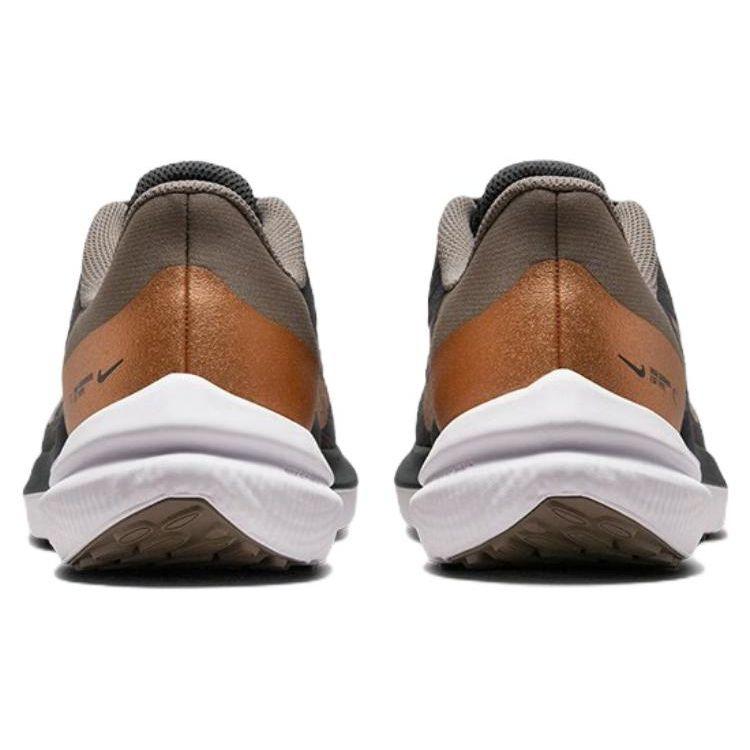 Nike Air Winflo 9 Grey Metallic Copper Женские кроссовки Dark-Smoke-Grey Olive-Grey Metallic-Silver DD8686-005