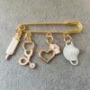 Fashion Brooch Doctor Medical Tool Stethoscope Syringe Pendant Nurse Medical Gifts Brooch Souvenir Jewelry
