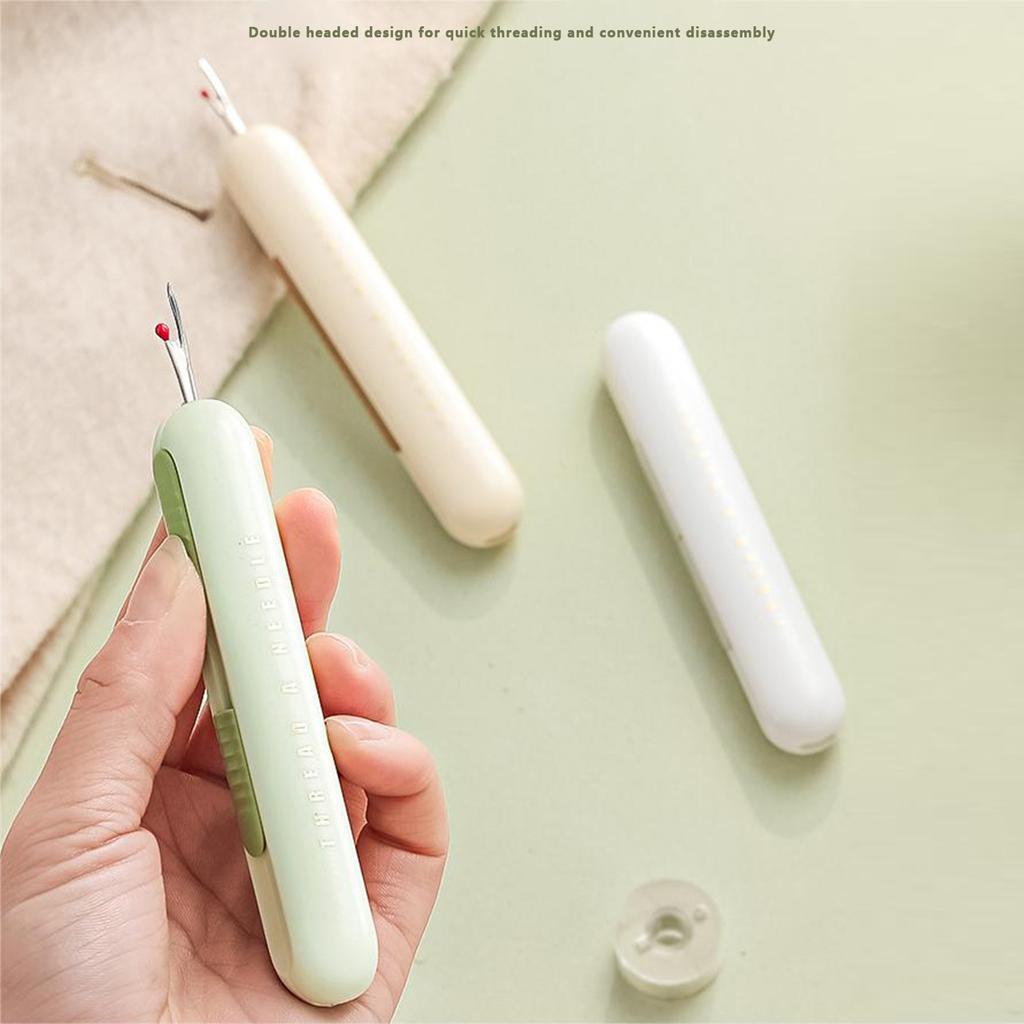 Выдвижной нитевдеватель 2-в-1 нитевдеватель вспарыватель швов ручная швейная машина инструмент для рукоделия квилтинг