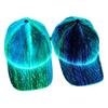 Black & White LED Fiber Optic Luminous Baseball Cap - Outdoor & Performance