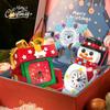Snowman Snowflake Gift Box Clock Building Blocks Desktop Ornaments Festival Decoration DIY Toys For Kids Christmas Holiday Gifts