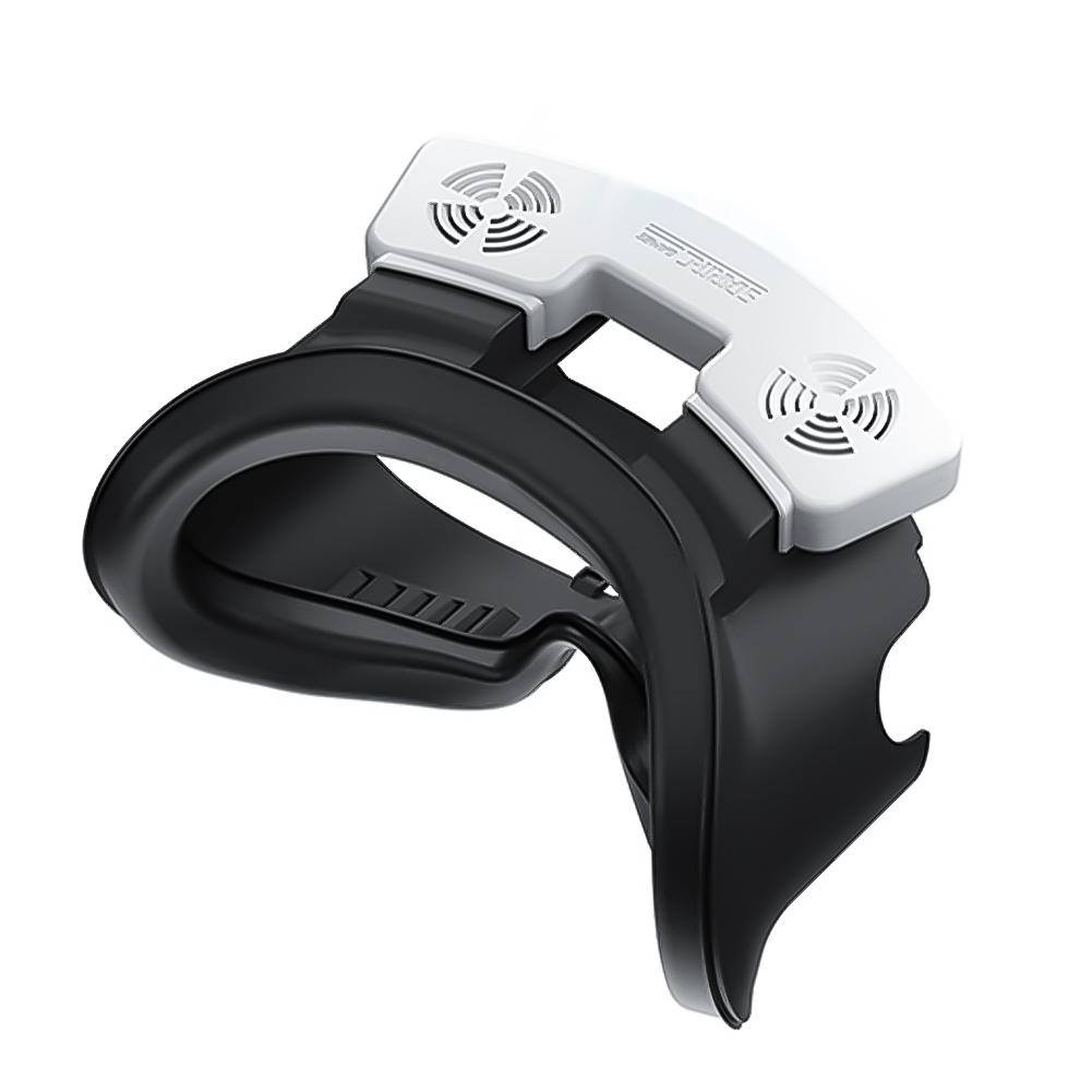 VR Охлаждающий вентилятор Циркуляция воздуха Дышащий охлаждающий вентилятор Накладка на лицо 3 скорости с PU подушкой для лица для VR-гарнитуры Meta Quest 3