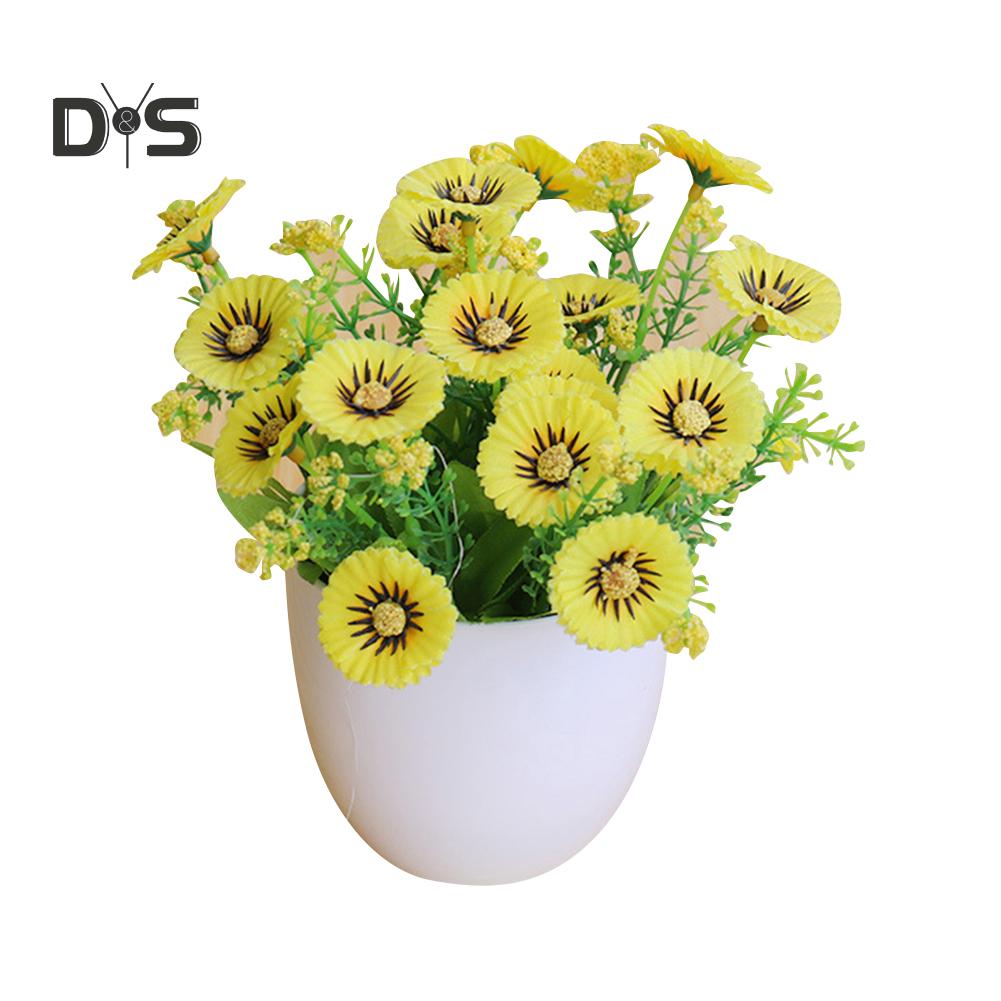 Цветущий букет, искусственный бонсай, искусственный цветок, растение для дома, сада, праздничного стола, праздничное украшение