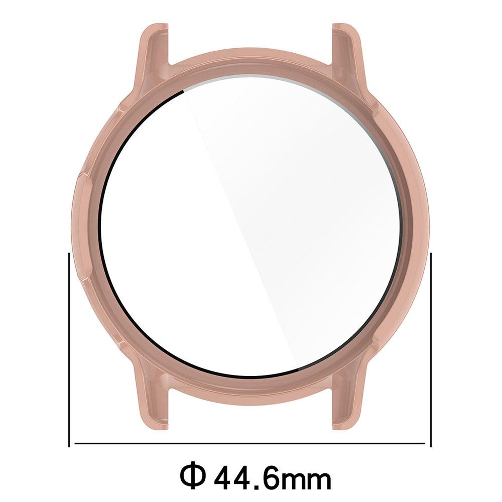 PC+Tempered Glass Protective Case For Garmin Vivoactive 5 GarminActive 5 Full Screen Protector Shell Bumper Cover