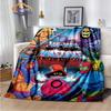 3D Printed Masters of The Universe Anime Blanket Cartoon He-Man Flannel Soft Comfortable Living Room Sofa Bed S#