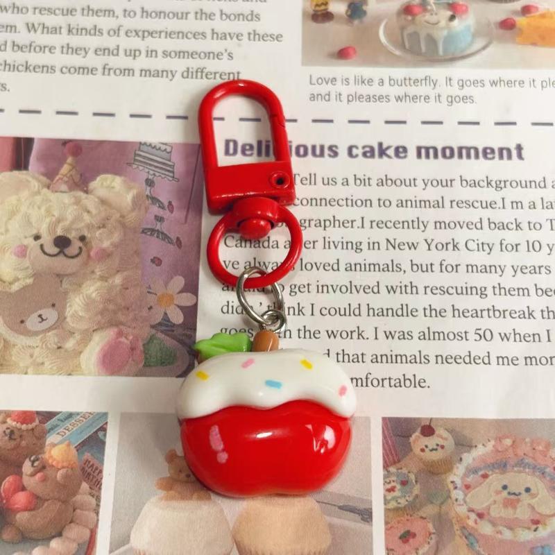 Cute Cartoon Christmas Pendant Santa Claus Tree Snowman Keychain Car Key Ring Backpack Decoration Accessories Children Gifts