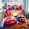 3D Принт Постельное белье Тачки Молния Маккуин, Односпальное, Полуторное, Двуспальное, Покрывало, Наволочка