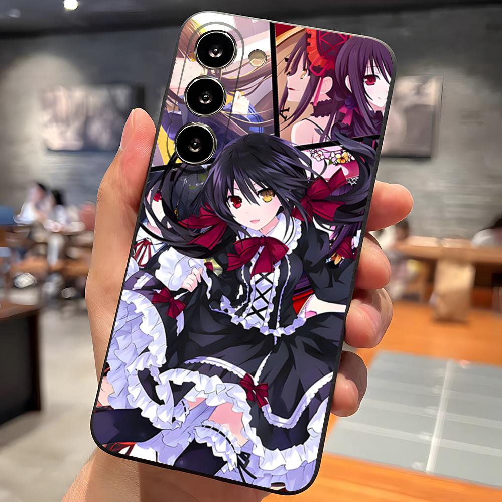 Аниме Date A Live Токисаки Куруми Милый чехол для телефона для Samsung S26 Ultra S25 Edge Ultra S23 S22 S21 S20 Ultra Plus S24 Fe Стекло C