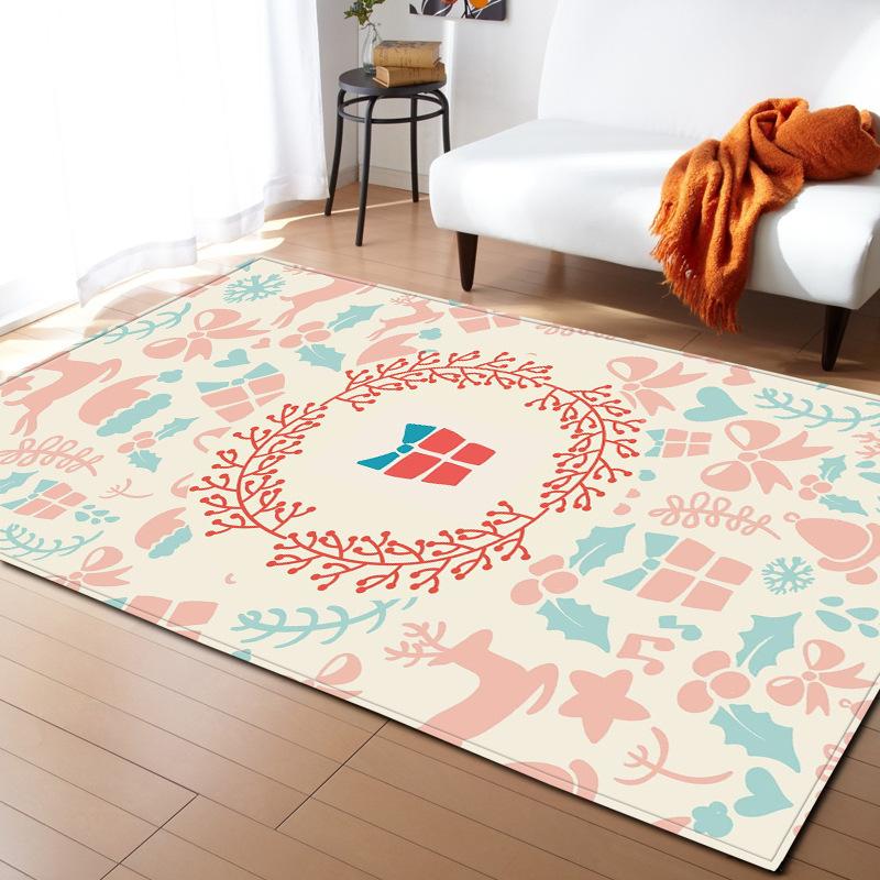 Christmas Living Room Floor Mat Bedroom Dining Room Carpet Carpet Doormat