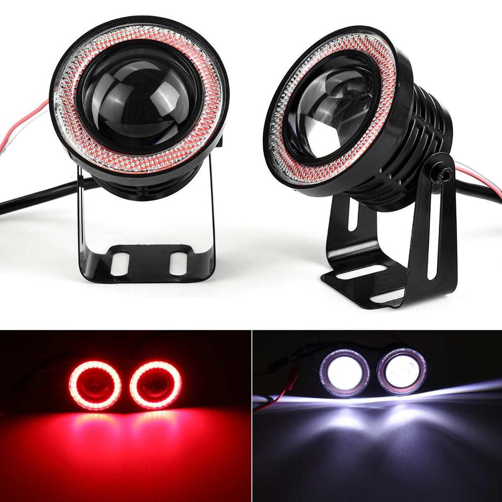 2X Автомобильные COB Авто DRL Led 12V Фары Ангельские глазки Противотуманные водонепроницаемые фары DRL Дневные ходовые огни Дневной свет Сигнал поворота багажника Led