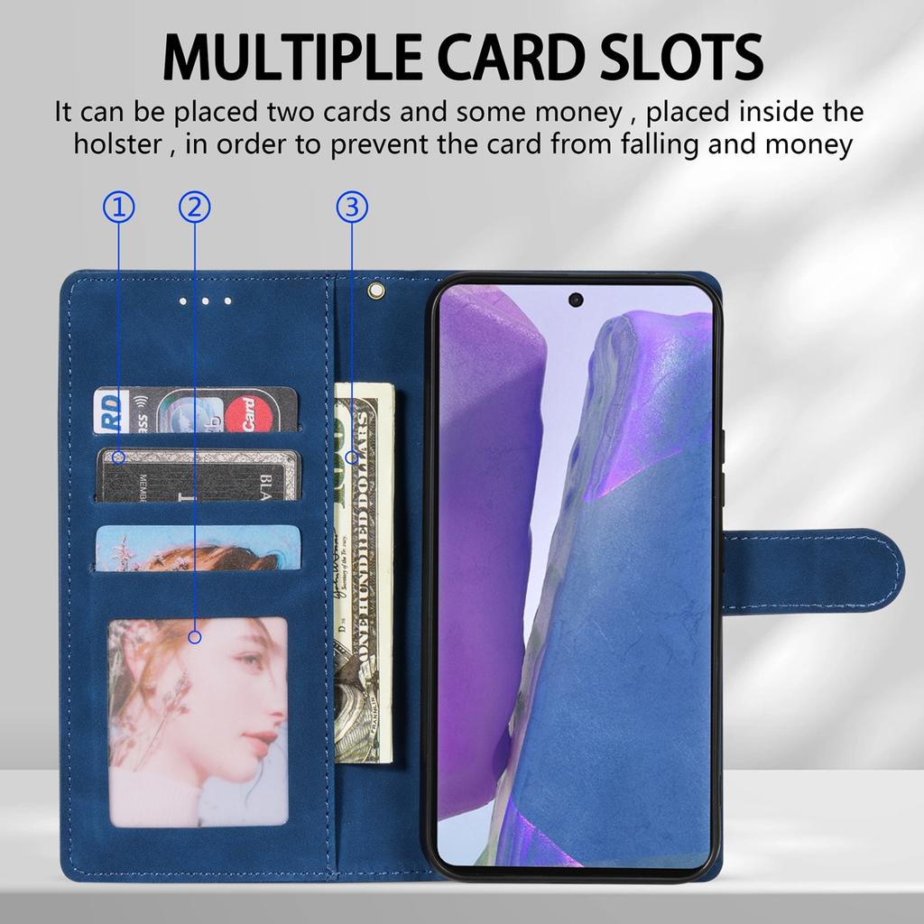 Магнитный кошелек-книжка с слотом для карт Кожаный чехол для Samsung Galaxy S25 Edge S25 Ultra S24 FE Note 20 10 Lite 10 Plus 9 A36 A56