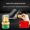 Set of 3 Leather Shoe Polishes: Black and Colorless - High-Grade Lanolin Care Oil for Genuine Leather Shine